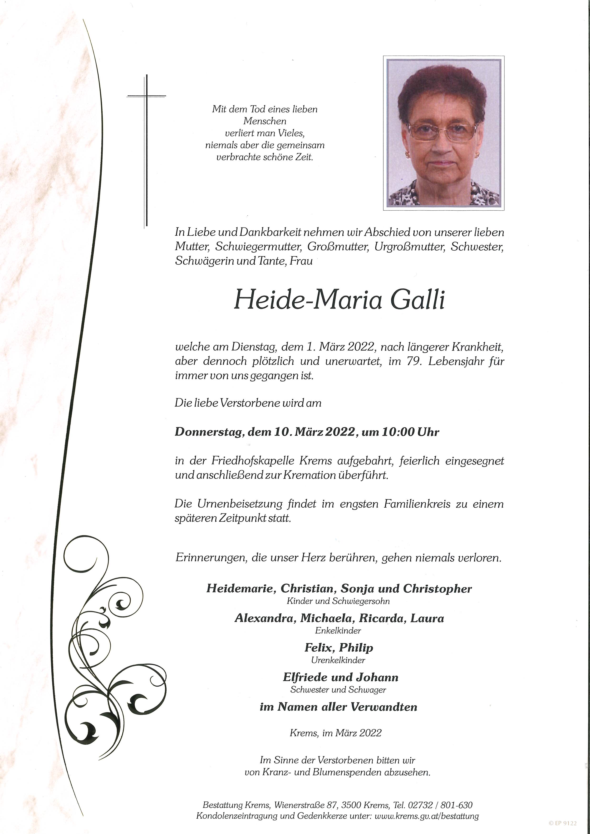 Heide-Maria Galli