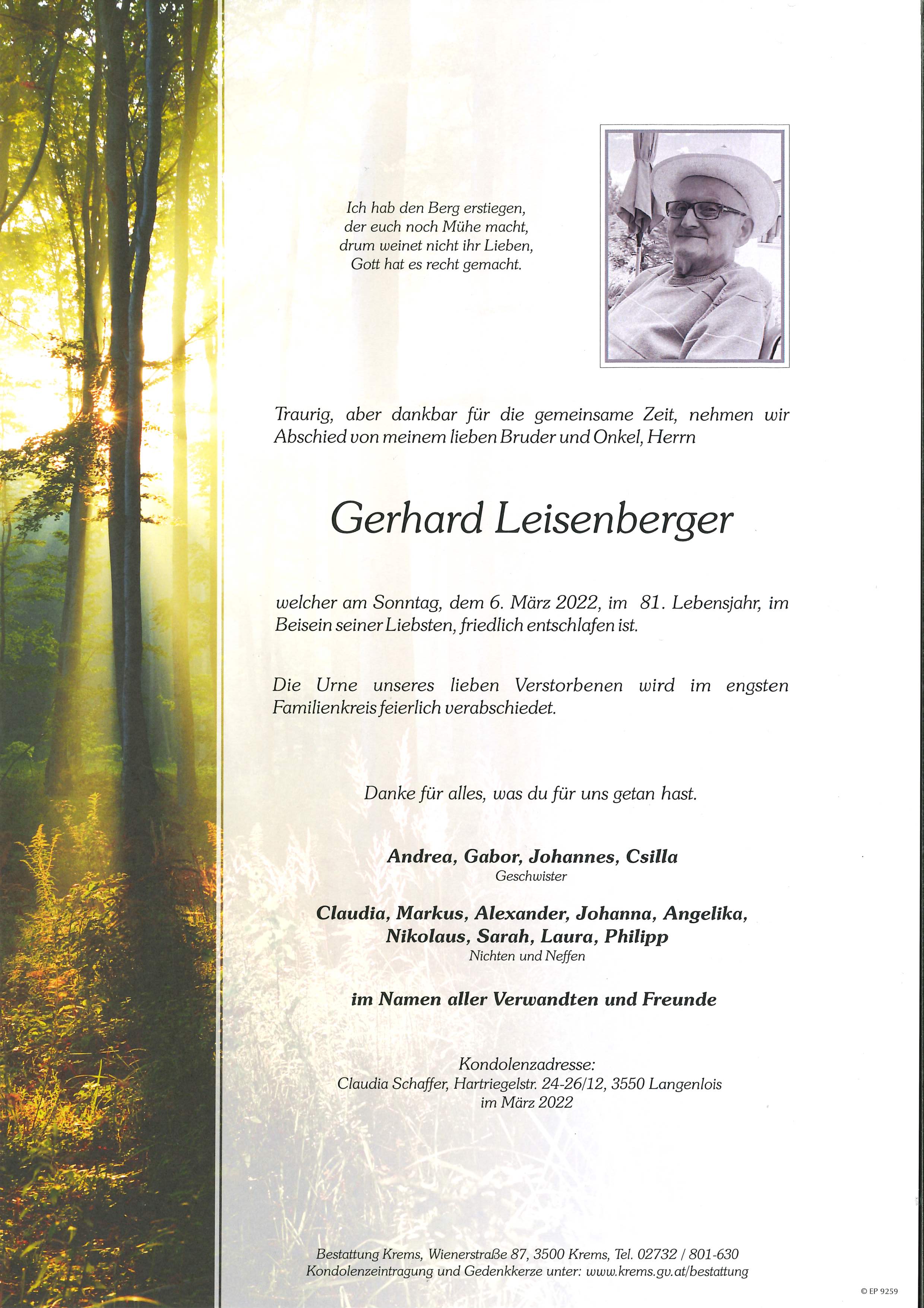 Gerhard Leisenberger