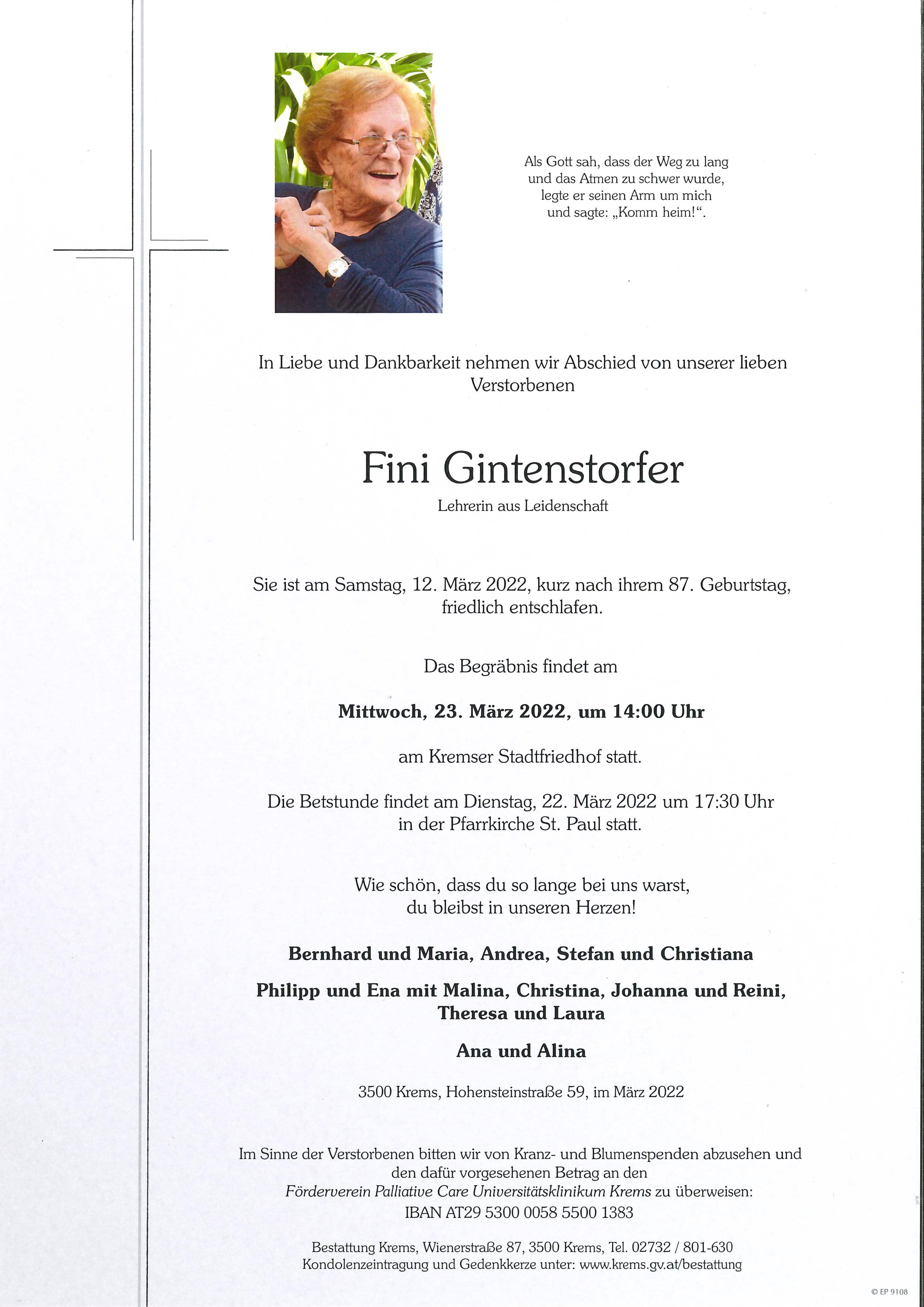 Fini Gintenstorfer