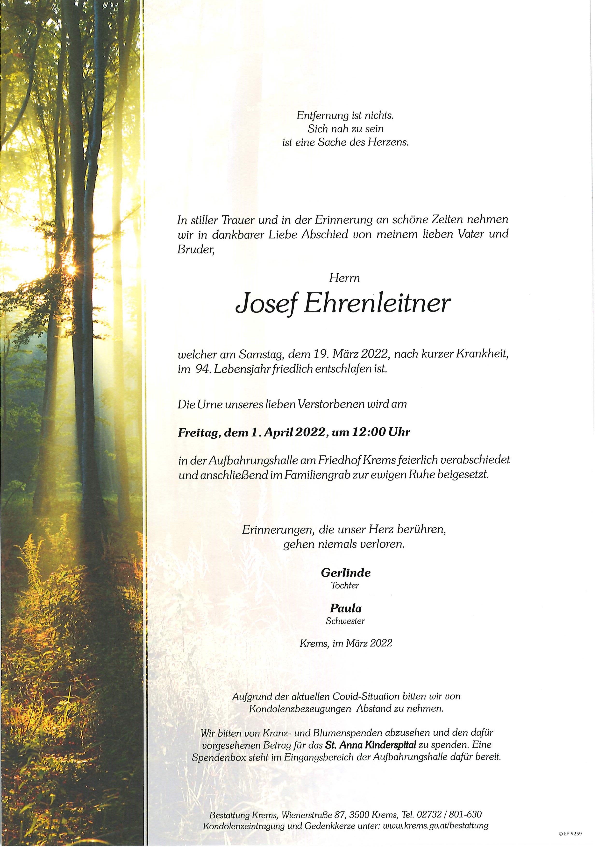 Josef Ehrenleitner