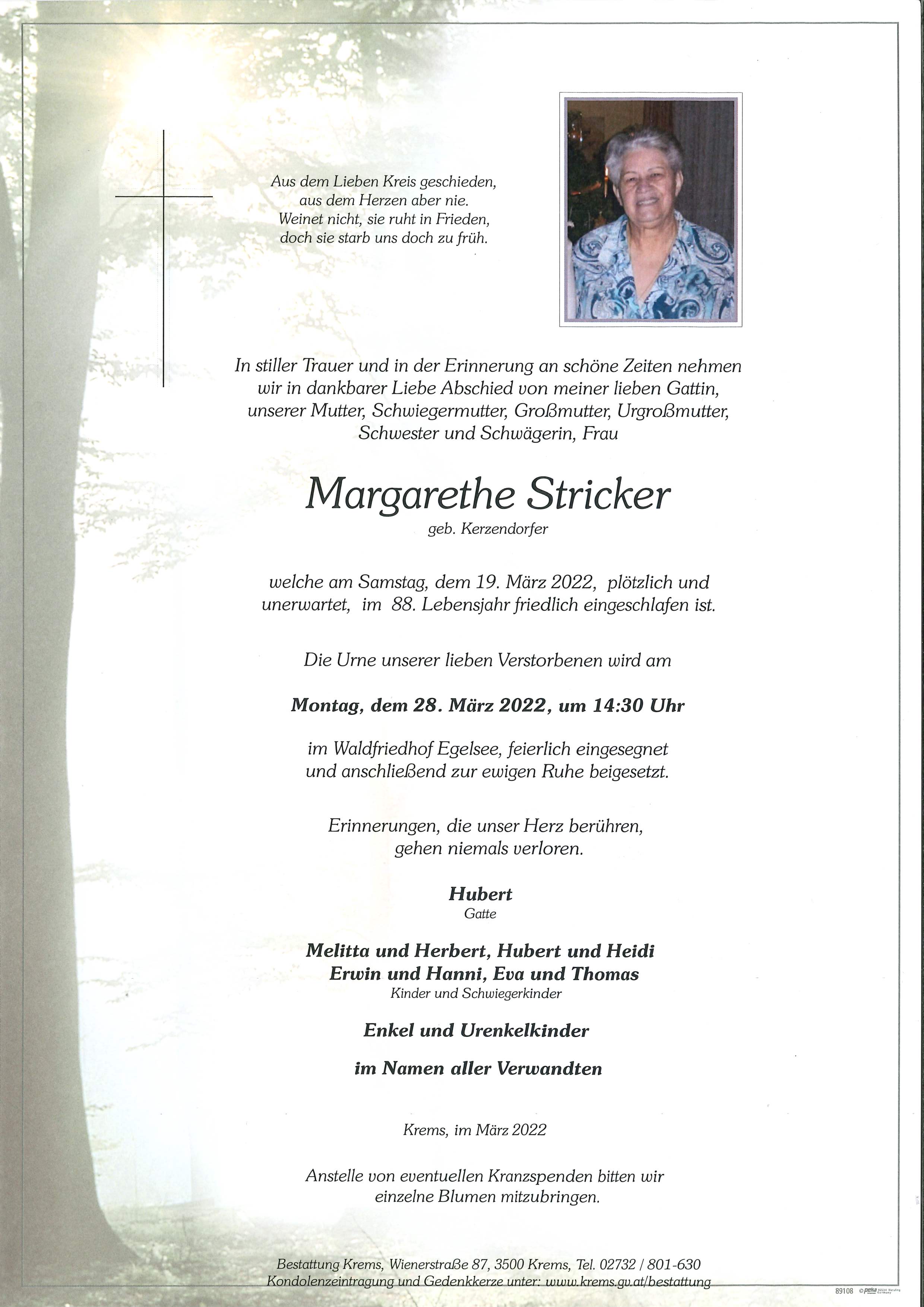 Margarethe Stricker