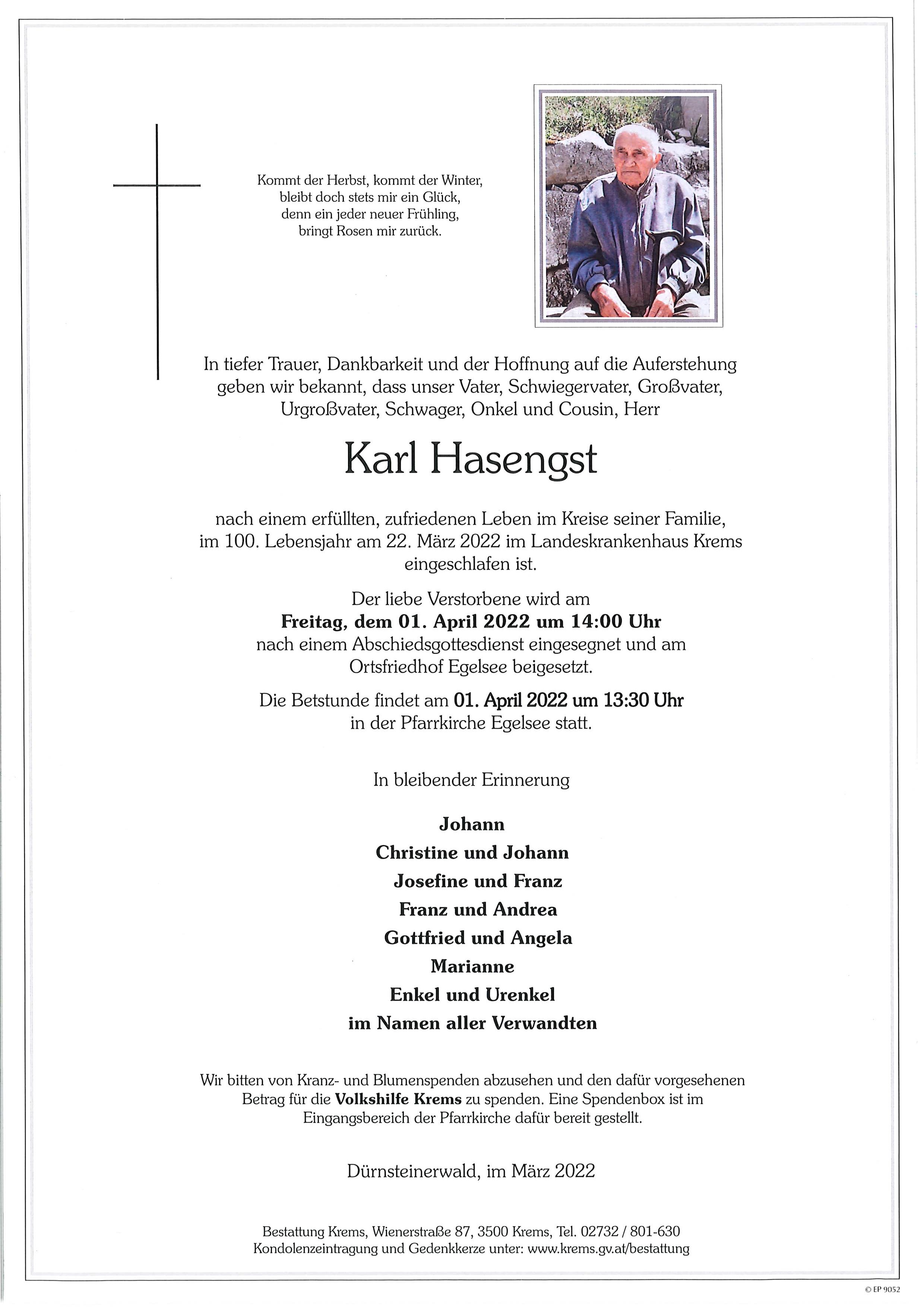 Karl Hasengst